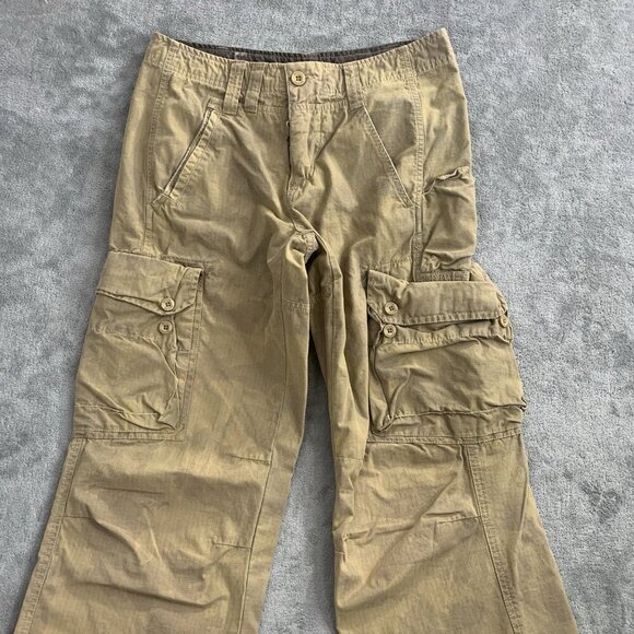 Aemkei Cargo Pants Mens Size 28x33” Camo Pattern Outdoor Gorpcore Ripstop Beige - Picture 9 of 16